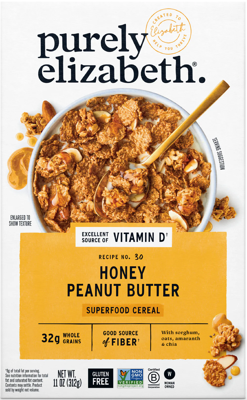 Honey Peanut Butter Superfood Cereal with Vitamin D